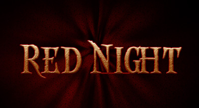 Стиль текста: ретро, ночь, красный