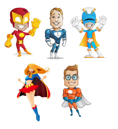 Иконки супергероев