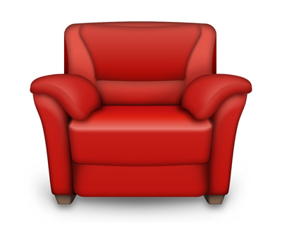 Красное кресло