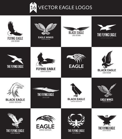 Логотипы с орлами, птицами