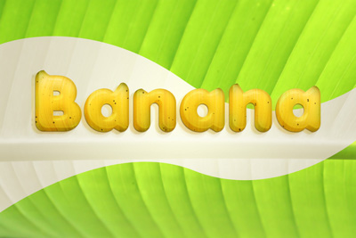 Текст в стиле бананов