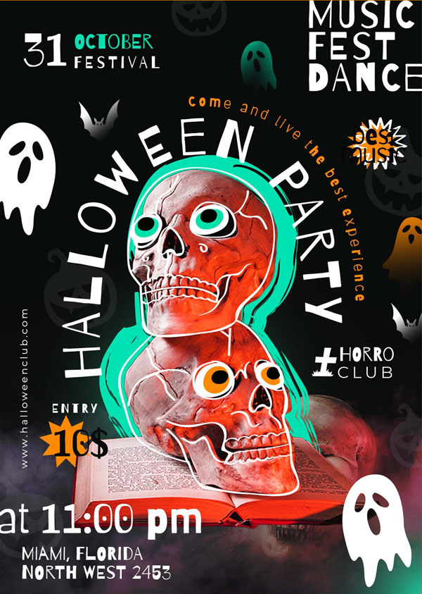 Постер для Halloween вечеринки