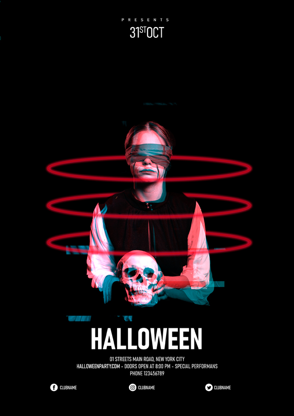 Плакат на Halloween